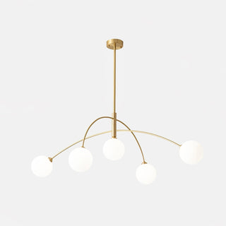 Lustra Lustre Valentina Arc Laiton Élégant