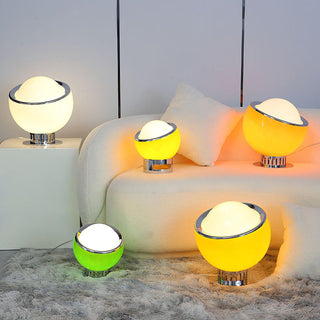 Halonce Lampe de Table en Acier Futuriste