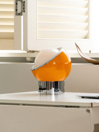 Halonce Lampe de Table en Acier Futuriste