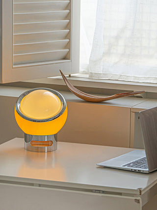 Halonce Lampe de Table en Acier Futuriste