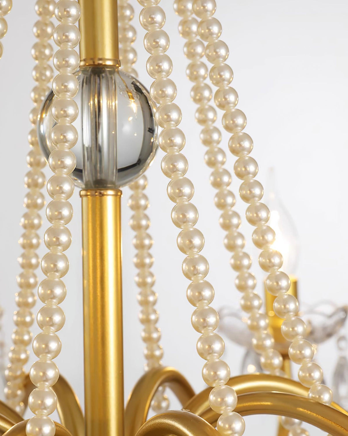 Elysion Gold Crystal Chandelier-Neutral Decor