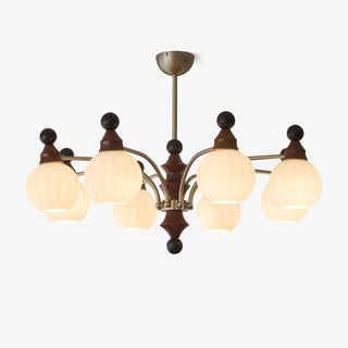 Zosilara Lustre en Bois Traditionnel