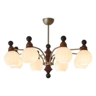 Zosilara Lustre en Bois Traditionnel