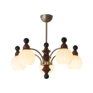 Zosilara Lustre en Bois Traditionnel