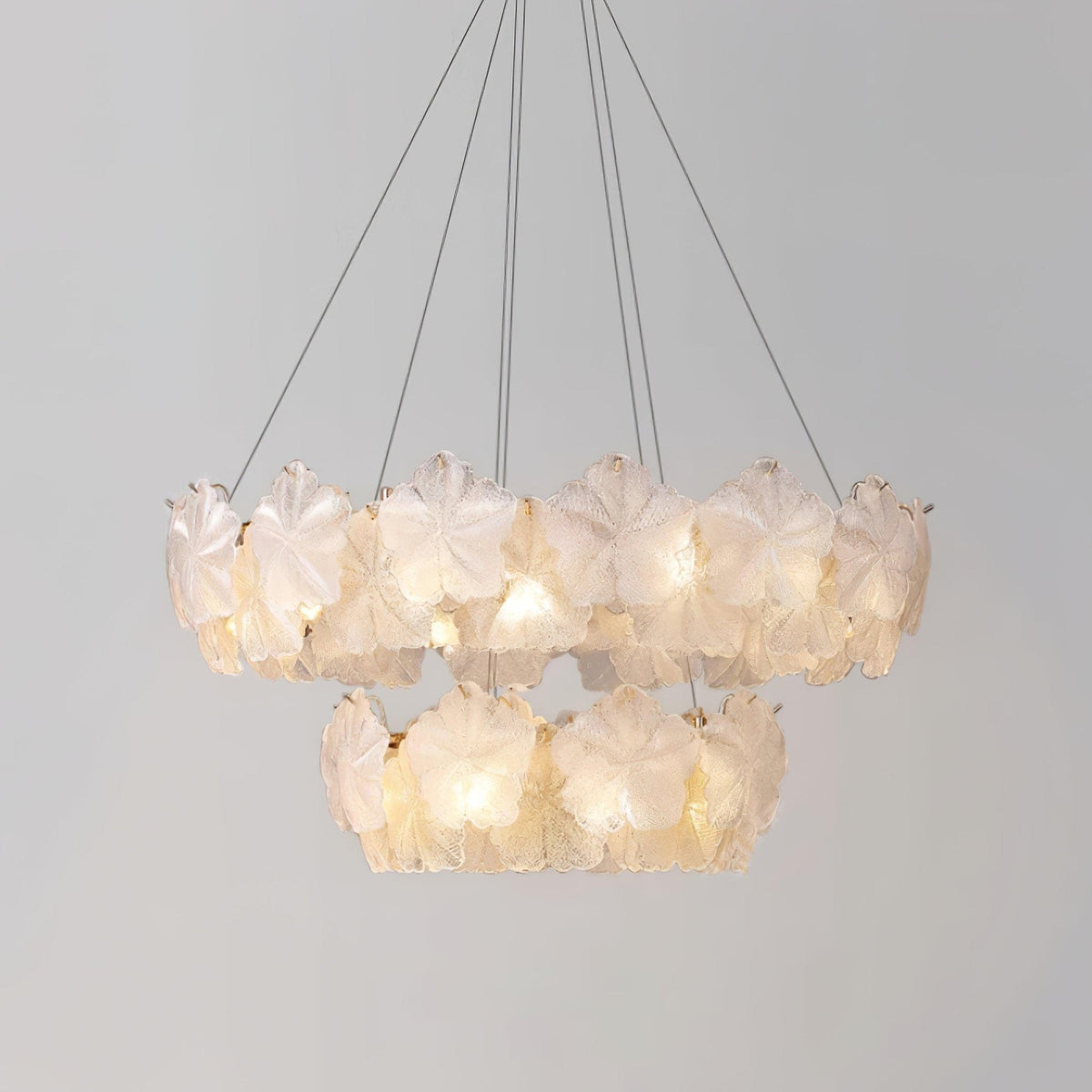 Vitheir Lustre en Verre Floral