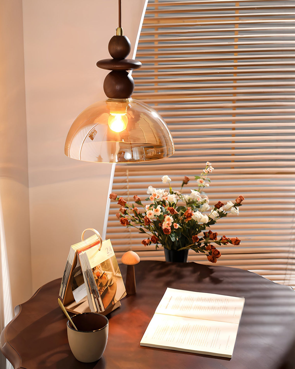 The 3-light linear version of the Valeska Pendant Light.