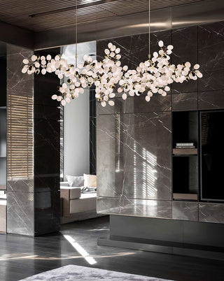 Cithaila Lustre Postmoderne De Luxe En Métal Et Verre