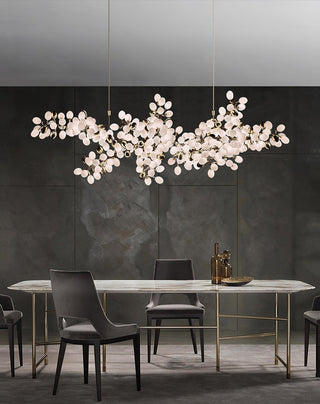 Cithaila Lustre Postmoderne De Luxe En Métal Et Verre