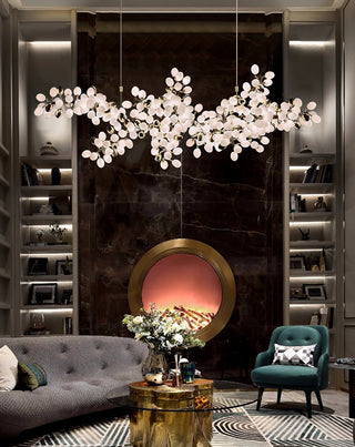 Cithaila Lustre Postmoderne De Luxe En Métal Et Verre