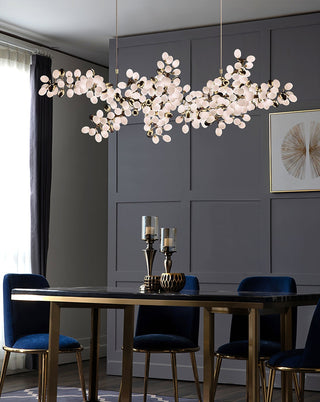Cithaila Lustre Postmoderne De Luxe En Métal Et Verre