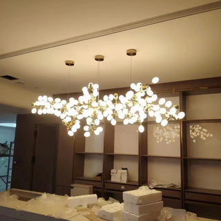 Cithaila Lustre Postmoderne De Luxe En Métal Et Verre
