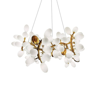 Cithaila Lustre Postmoderne De Luxe En Métal Et Verre