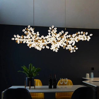 Cithaila Lustre Postmoderne De Luxe En Métal Et Verre