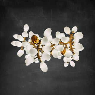 Cithaila Lustre Postmoderne De Luxe En Métal Et Verre