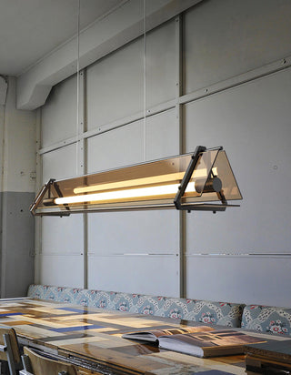 Lunaris Suspension Minimaliste en Verre
