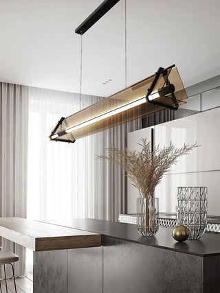 Lunaris Suspension Minimaliste en Verre