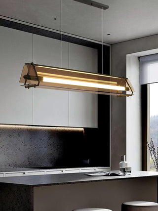 Lunaris Suspension Minimaliste en Verre
