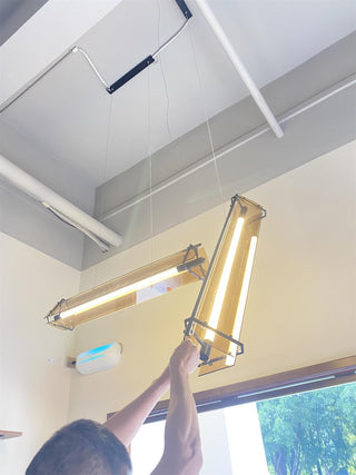 Lunaris Suspension Minimaliste en Verre
