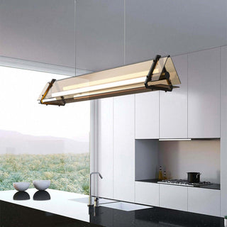 Lunaris Suspension Minimaliste en Verre