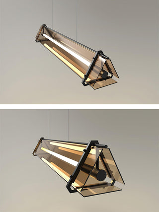 Lunaris Suspension Minimaliste en Verre