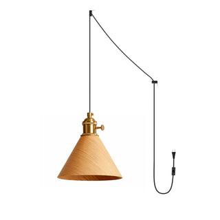 Valmere Cone Swag Pendant Lamp-Neutral Decor