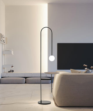 Celonce Lampadaire en Verre Minimaliste