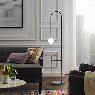 Celonce Lampadaire en Verre Minimaliste