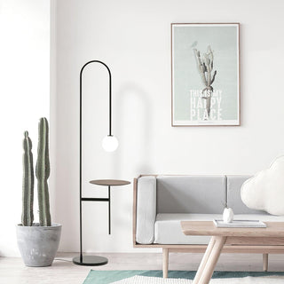 Celonce Lampadaire en Verre Minimaliste