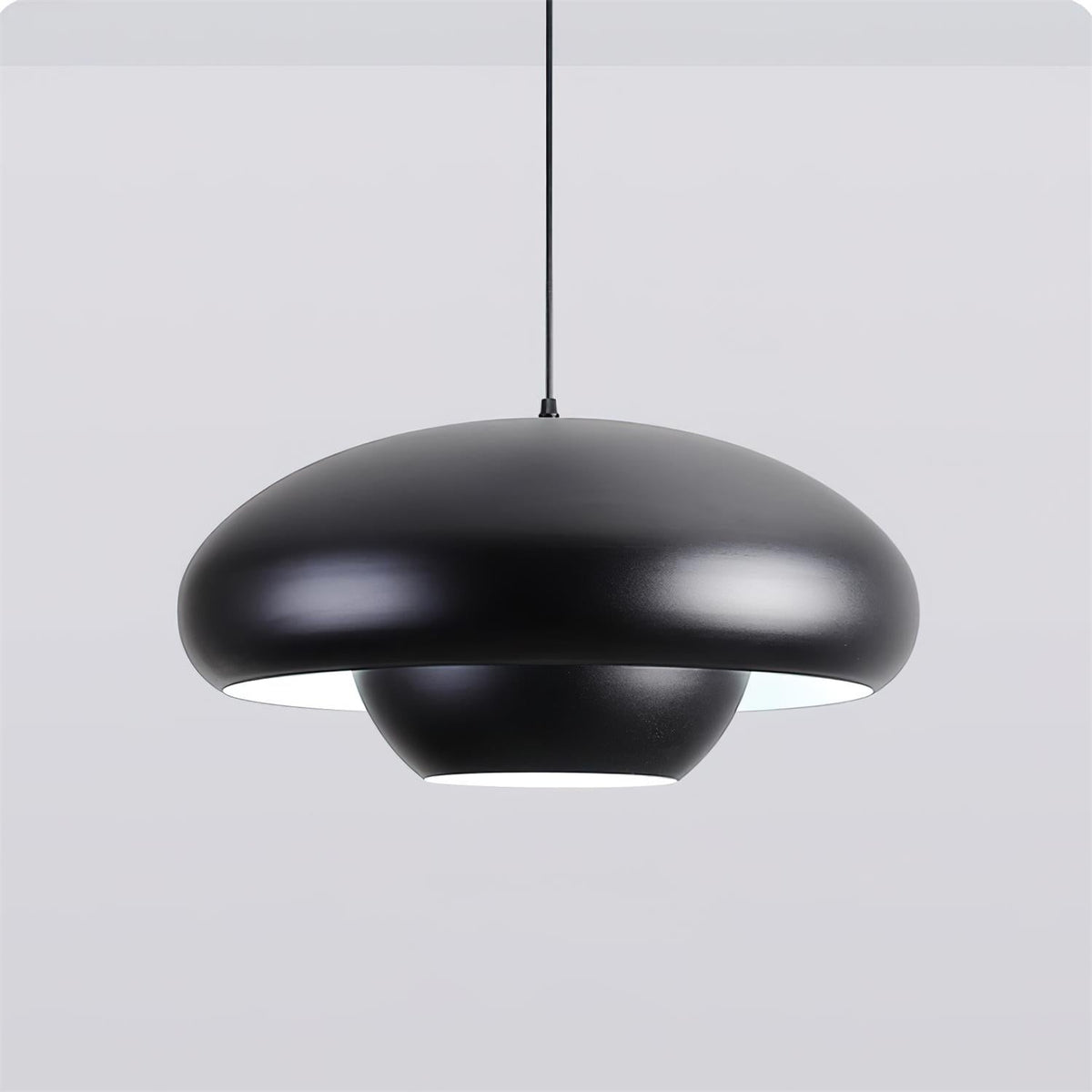 Duvio Black Pendant Light-Neutral Decor