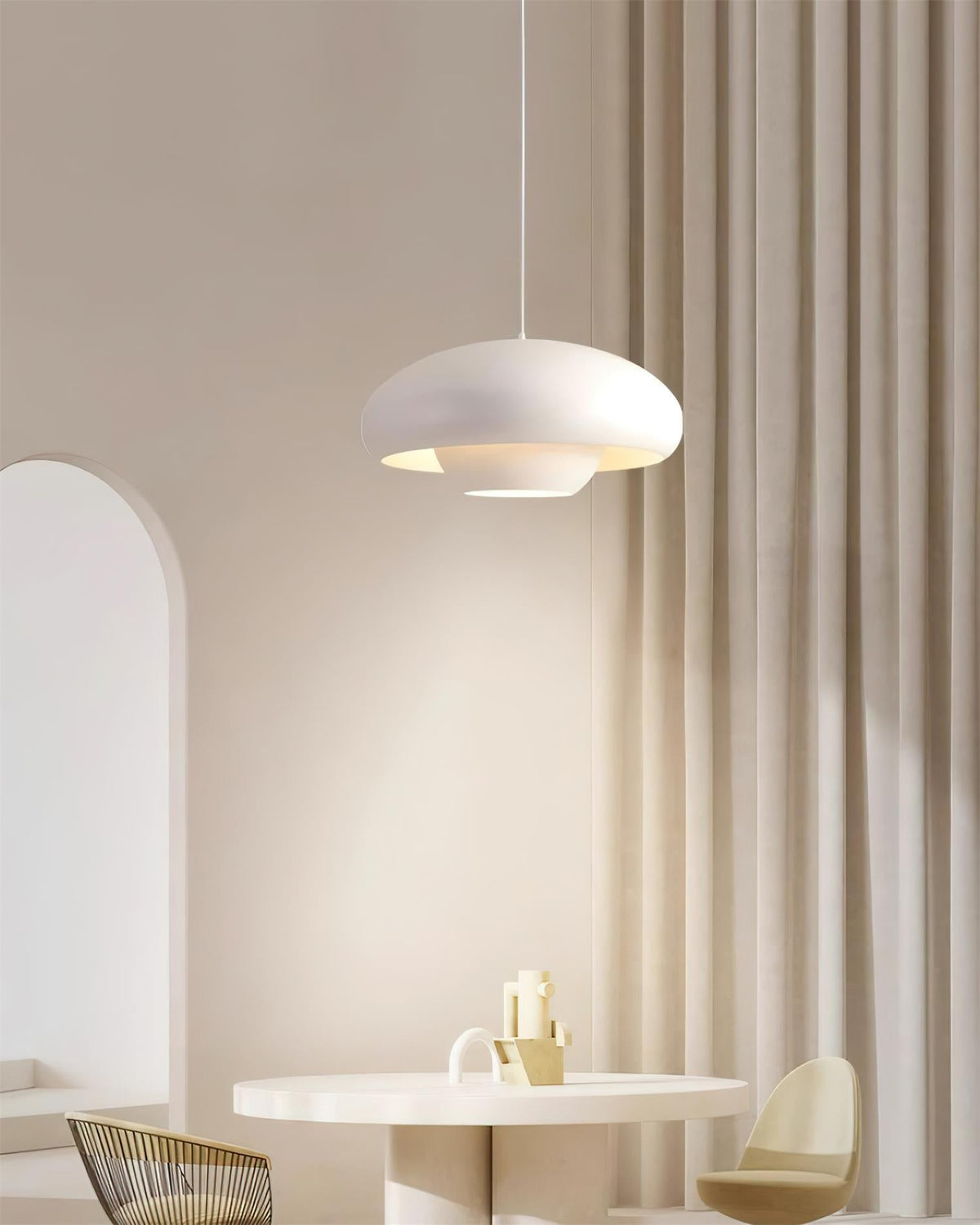 Duvio Black Pendant Light-Neutral Decor