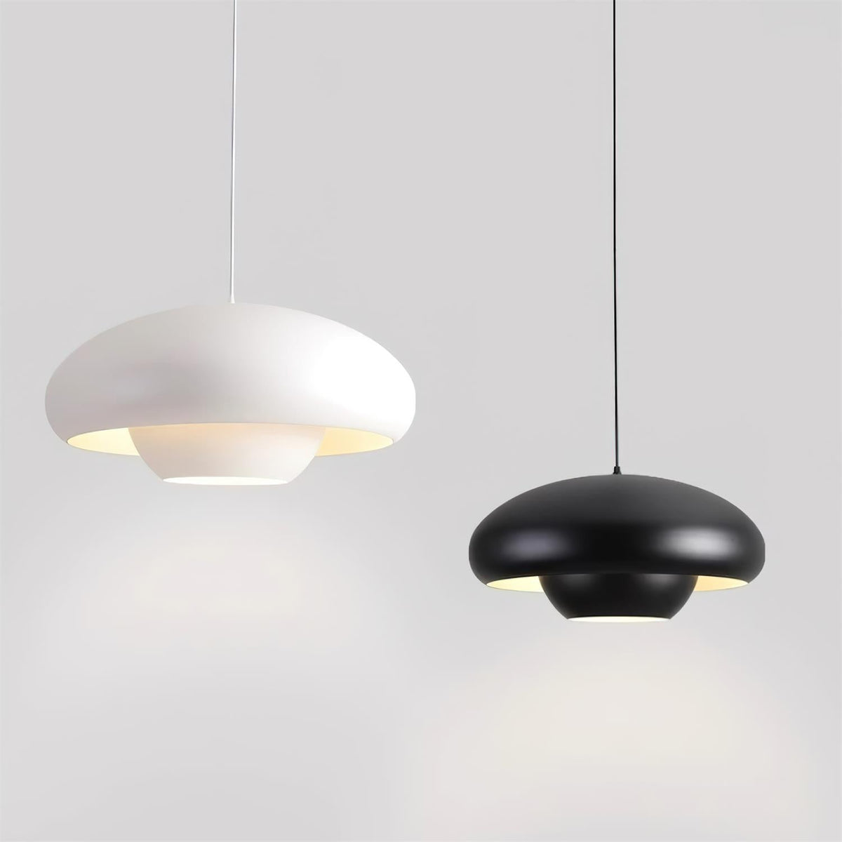 Duvio Black Pendant Light-Neutral Decor