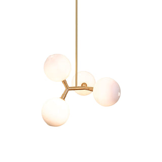 Irina Suspension Laiton Verre Minimaliste Moderne