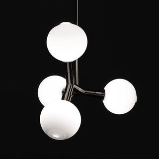 Irina Suspension Laiton Verre Minimaliste Moderne