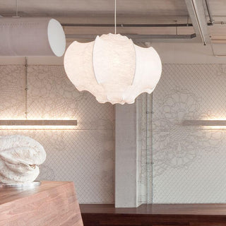 Lotus Lampe Suspendue Minimaliste en Soie
