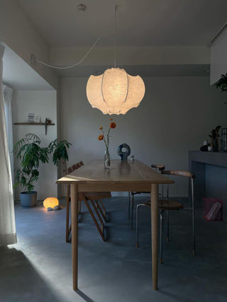 Lotus Lampe Suspendue Minimaliste en Soie