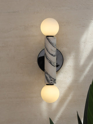 Obelisk Orb Sconce-Neutral Decor