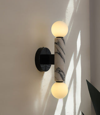 Obelisk Orb Sconce-Neutral Decor
