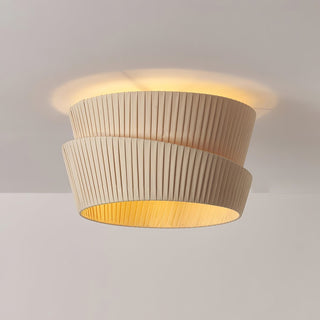 Zethayra Lampe Plafonnier en Tissu Naturel