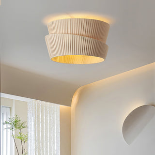 Zethayra Lampe Plafonnier en Tissu Naturel