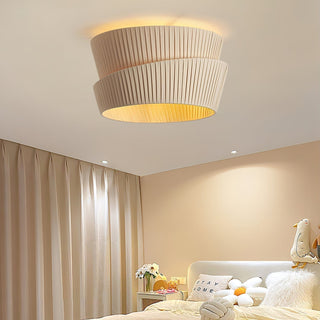 Zethayra Lampe Plafonnier en Tissu Naturel