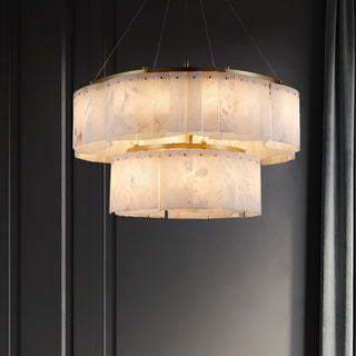 Ilveliel Suspension à Deux Niveaux en Albâtre
