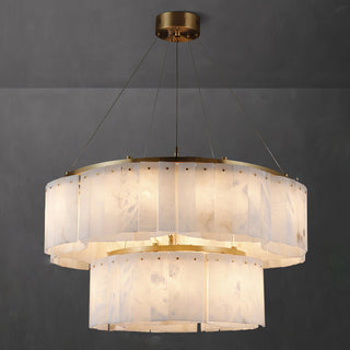 Ilveliel Suspension à Deux Niveaux en Albâtre