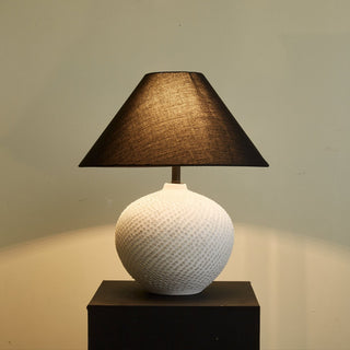 Elaarelle Lampe de Table en Céramique Minimaliste