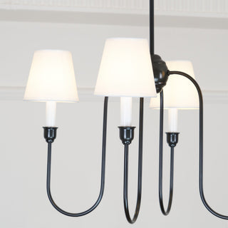Talia Lustre de Luxe en Laiton et Tissu
