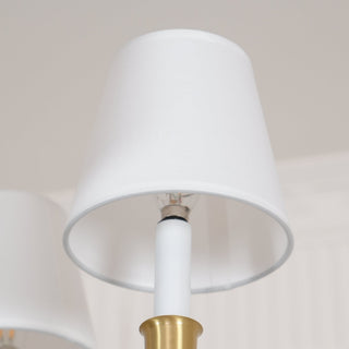 Talia Lustre de Luxe en Laiton et Tissu