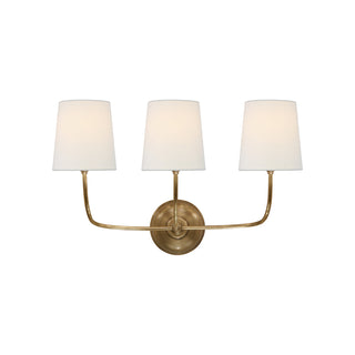 Victor Applique Murale en Bronze Noir et Tissu
