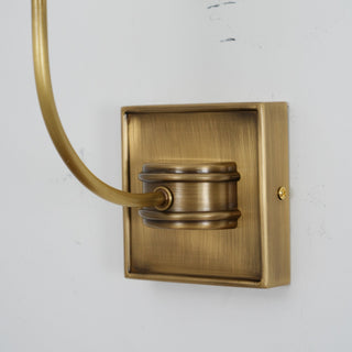 Victor Applique Murale en Bronze Noir et Tissu