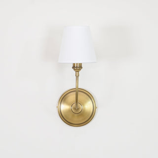 Victor Applique Murale en Bronze Noir et Tissu