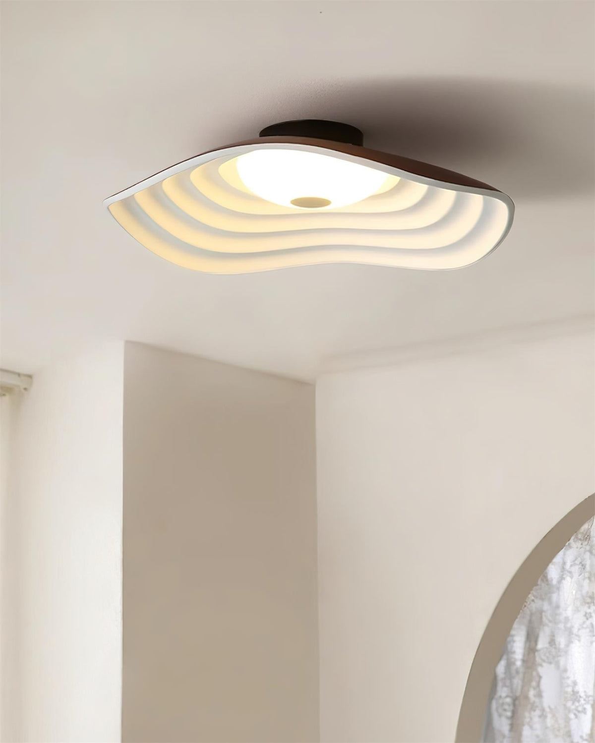 Zeylo Wave Ceiling Lamp-Neutral Decor