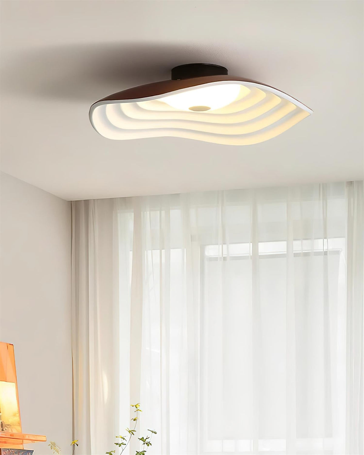 Zeylo Wave Ceiling Lamp-Neutral Decor